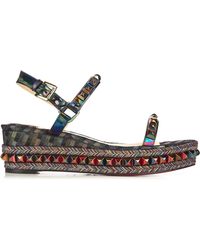 fake mens louboutin shoes - Shop Women's Christian Louboutin Wedges | Lyst