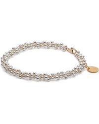 Alighieri Il Leone Sterling Silver & 24kt Gold Plated Anklet - Metallic