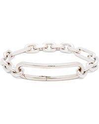 Lyst Maison Margiela Anonymous Id Bracelet In Metallic For Men Maison Margiela Chain Bracelet Lyst