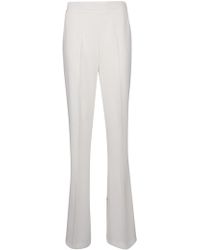 white polyester pants