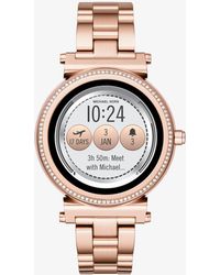 sofie pave two tone smartwatch