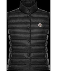moncler liane gilet in black moncler liane gilet in black