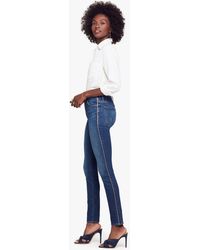 Mother High Waisted Looker What I Had Before I Had You - Blue