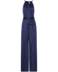 Diane von Furstenberg Jumpsuit Constantina in raso - Blu