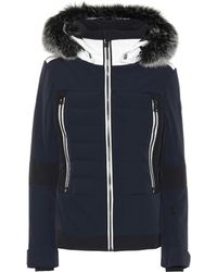 Toni Sailer Manou Fur-trimmed Ski Jacket - Blue