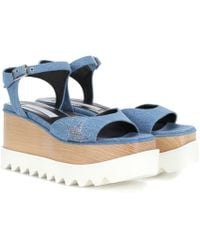 stella mccartney denim sandals