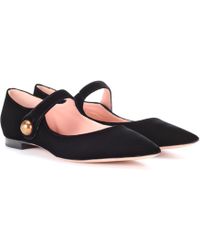 rochas ballet flats