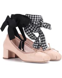 miu miu ballerina pumps