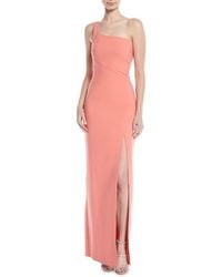 likely camden one shoulder gown