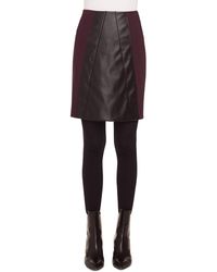 Lyst - Akris Punto Seamed Stretch Pencil Skirt in Black