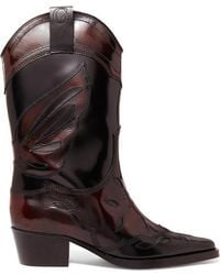 ganni midcalf boots