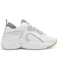 acne studios distressed canvas sneakers