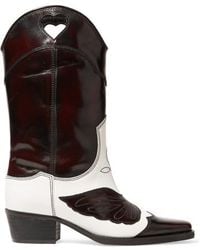 ganni midcalf boots