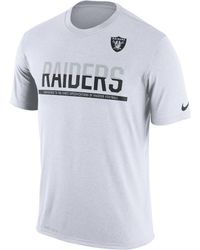 Nike Men's Short-sleeve Oakland Raiders Rewind Lock Up T-shirt in ...