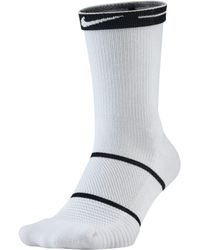Nike Chaussette de tennis Court Essentials Crew - Blanc