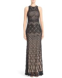 rachel gilbert black gown