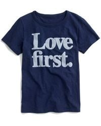 j crew love first t shirt