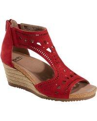 earth thistle wedge sandal