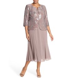 alex evenings chiffon cover up