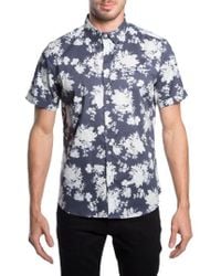 7 diamonds floral shirt