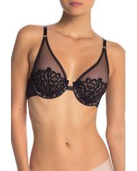 Dita Von Teese Dahlia Plunge Bra (regular & Plus Size) - Black