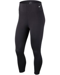 nike pro training leggings black