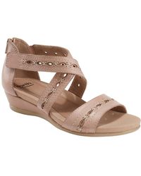 earth thistle wedge sandal