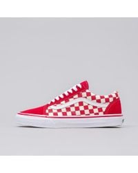 red checkered vans high tops red checkered vans high tops