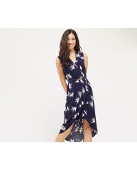 Oasis | Oasis Bird Print Wrap Dress Oasis | Oasis Bird Print Wrap Dress