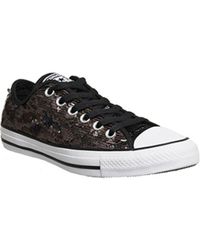 metallic leopard converse