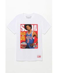 allen iverson mitchell and ness t shirt