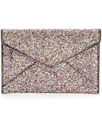 Rebecca Minkoff - Glitter Leo Clutch - Lyst