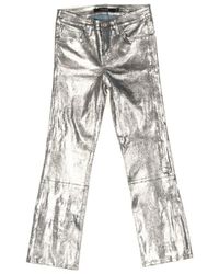 J Brand Jeans aus Leder - Mehrfarbig