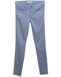 PAIGE Jeans mit Muster - Blau