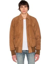 Urban Outfitters - X Revolve Nubuck Flight Jacket - Lyst