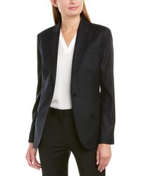 Theory Staple Sleek Wool Blazer - Black