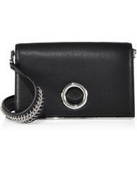 alexander wang black clutch