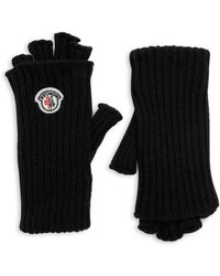 moncler black gloves moncler black gloves