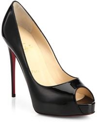 Lyst - Christian Louboutin Impera Lasercut Leather Pumps in White
