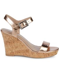 charles by charles david lindy suede wedge sandal