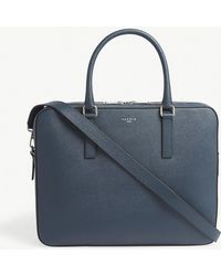 sandro leather briefcase