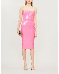 alex perry pink sequin dress