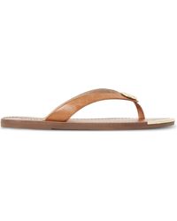 dune flat tan sandals