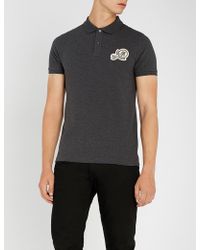 moncler smiley face polo black moncler smiley face polo black