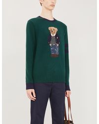 green polo bear sweater