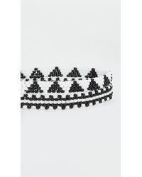 Roxanne Assoulin Patchwork Set Of Two Anklets - Black