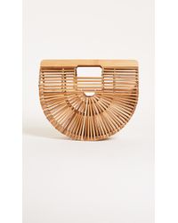 Cult Gaia - Gaias Ark Small Bag In Natural Bamboo - Lyst