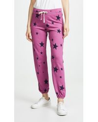 magenta sweatpants