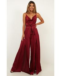 Showpo Cant Decide Jumpsuit - Red