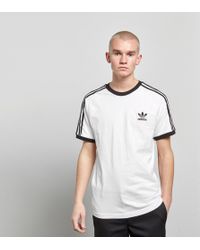 Lyst adidas Originals California Raglan camiseta en azul para los hombres Lyst adidas Originals California Raglan camiseta en azul para los hombres